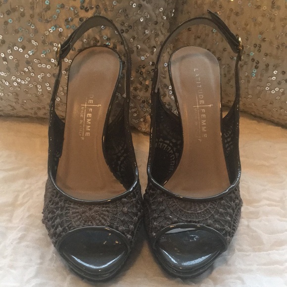 3 For $25 Latitude Femme Slingback Stilettos - Picture 2 of 4